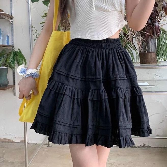Women's Fluffy A-line Short Ballet Skirt - Sweet Summer Solid Color