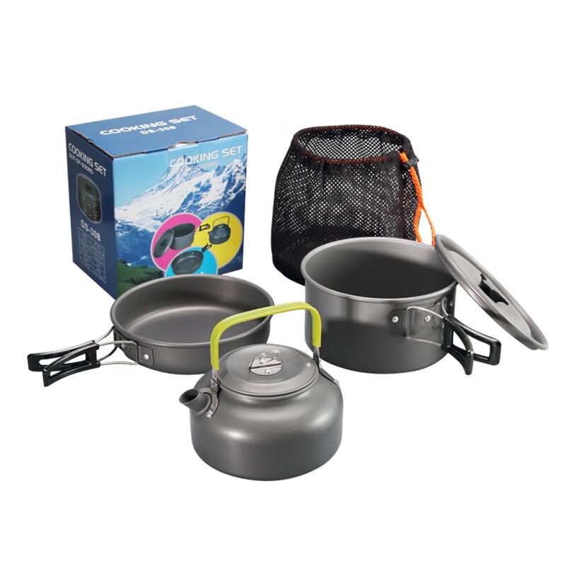 FTLY Outdoor 3-Piece Cookware Set