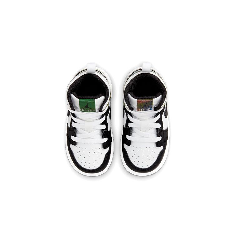 Air Jordan 1 Mid SE TD Heat Reactive Color Change Baby Sneakers White Black DM7804-100