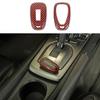 Car Key Fob Protect Cover Case Trim for Chevrolet Camaro 2017+ Red Carbon Fiber