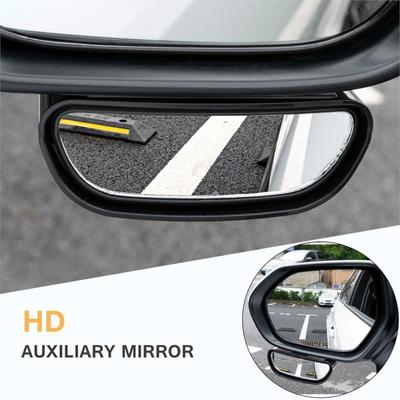 Wypukłe lusterko samochodowe szerokokątne lusterko martwego punktu Parking Auto widok z tyłu motocykla regulowane lusterko lusterko samochodowe 360 ​​stopni