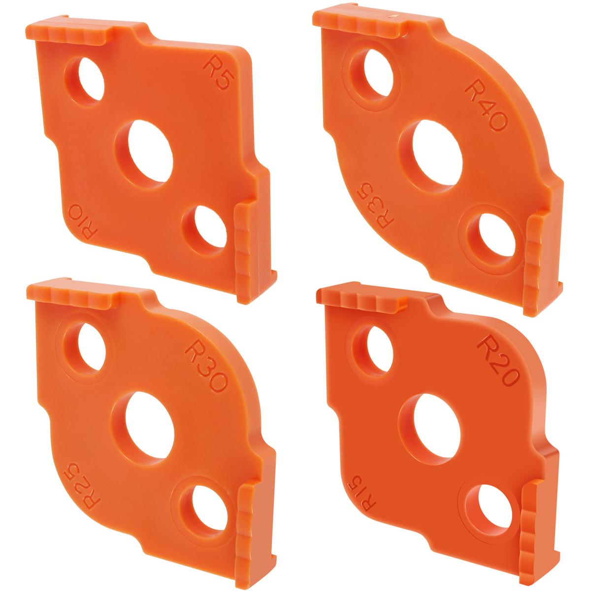 

4/8 шт. Шаблон дуги Фрезерный станок Гравировальный станок Шаблон для закругления углов Деревообрабатывающий R-образный фрезер Инструменты для деревообработки