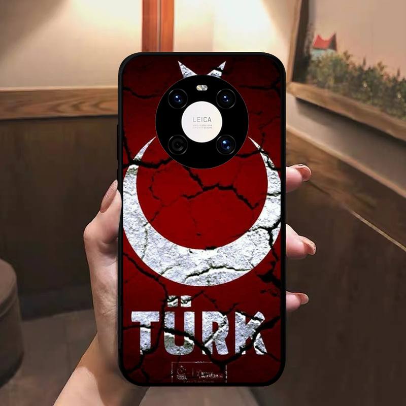 Flag Turkey Istanbul Antalya Mustafa Wolf Phone Case For Huawei Nova 7 Se 5 3i 3e 3 2 5i Mate 10 20 Lite 30 40 Pro 20x 9 Cover