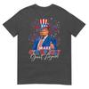 Make 4th Of July Great Again Patriotic Firework Donald Trump TShirt