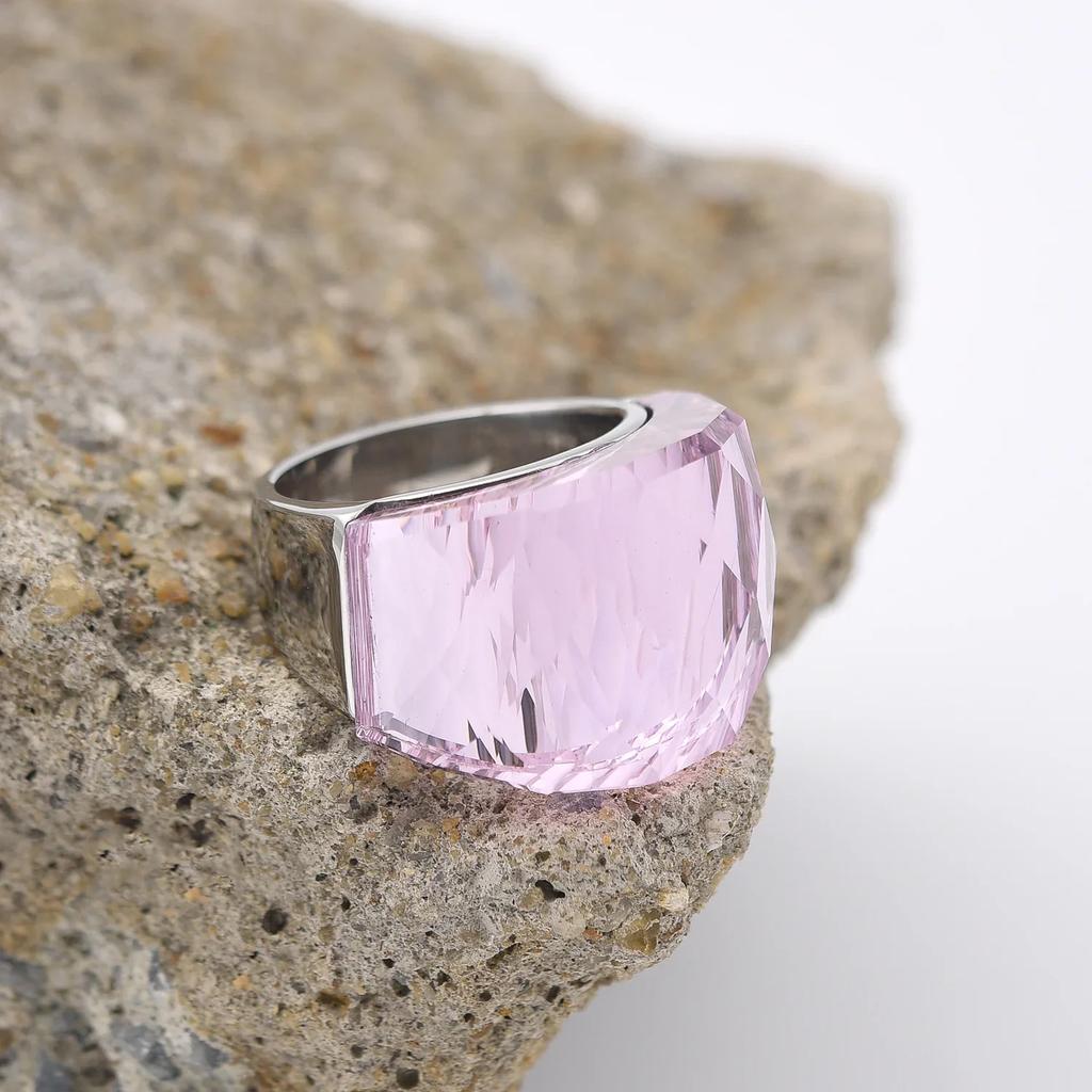 Men's/Women High Quality Luxury Stainless Steel Multi-Gemstone Style Ring Classic Trend Jewelry