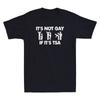 Es ist nicht schwul, wenn es TSA-Sicherheit ist Lustiges Meme Retro Herren Kurzarm-T-Shirt