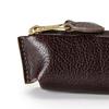 Pencil Pencil Genuine Gray [IL BISONTE] Case, Case, Leather, Leather, Cowhide, Women's, Men's, Unisex,