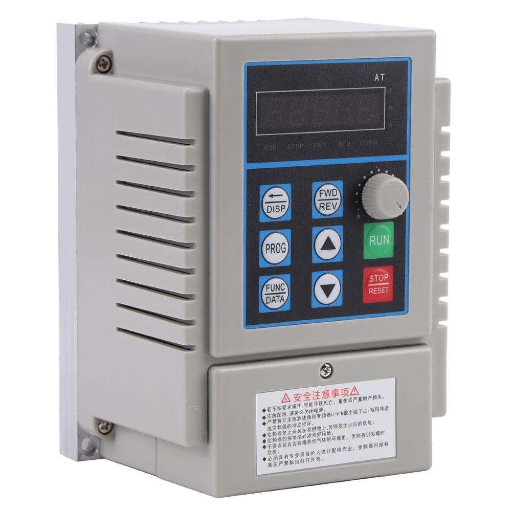 1pc AC 220V 0.75kW Variable Frequency Drive VFD Speed Controller Inverter Single Phrase