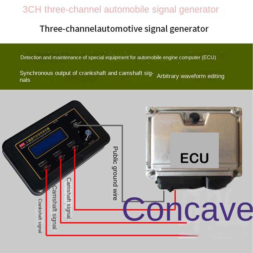 AM-3CH Drei-Kanal Automobil Signalgenerator Kurbelwellen Nockenwellensensor Simulator Auto ECU