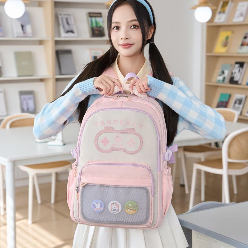 School bag girl cute high school student junior high school student elementary school student backpack backpack
