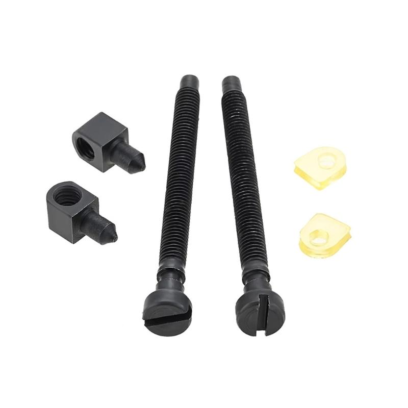 Threaded Chainsaw Chain Adjuster Screws and Tensioner Plates, Chain Tensioner Replacement Parts for Maintenance and Repair Hardware