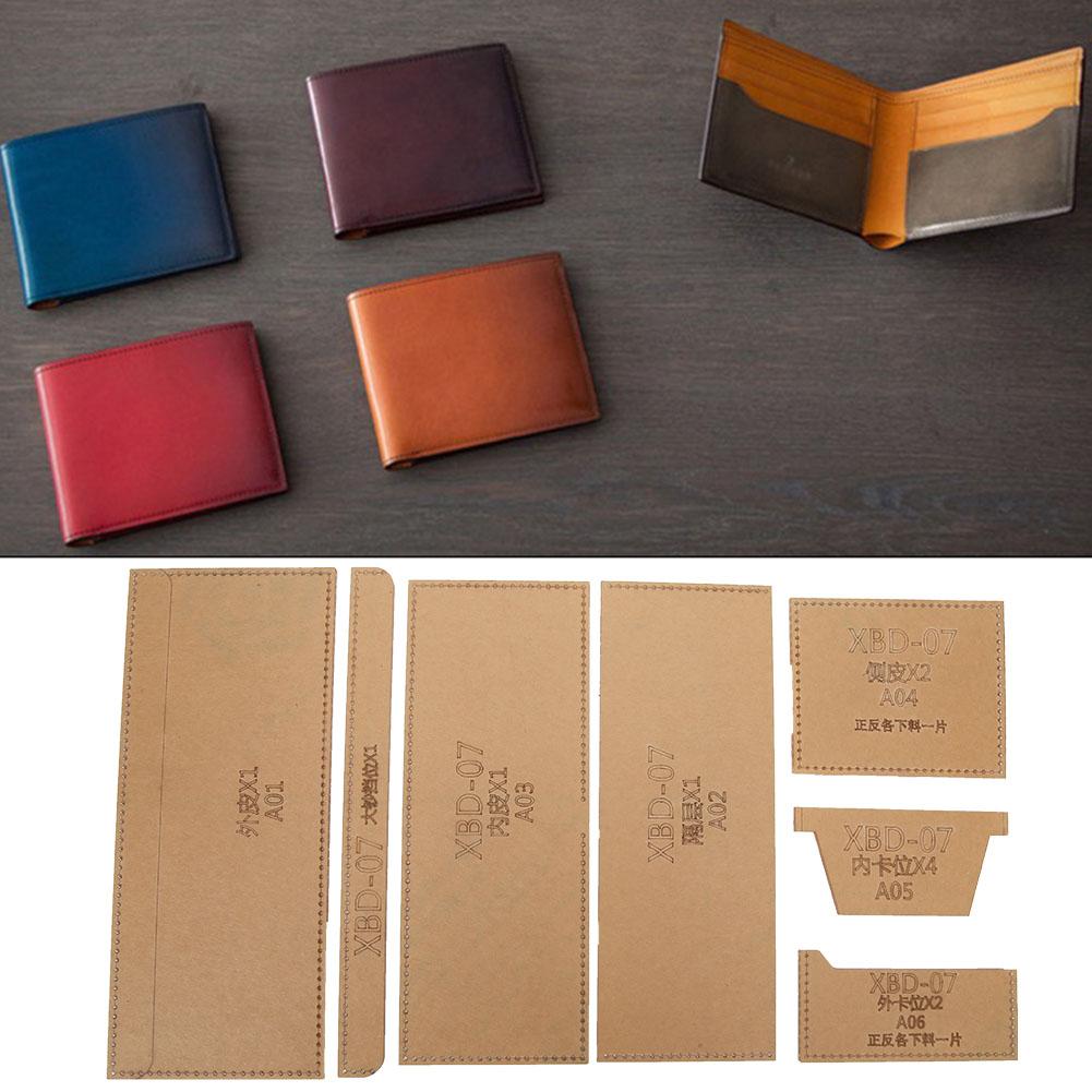 Purse Acrylic Template Transparent Manual DIY Leather Wallet Model for Short Wallet