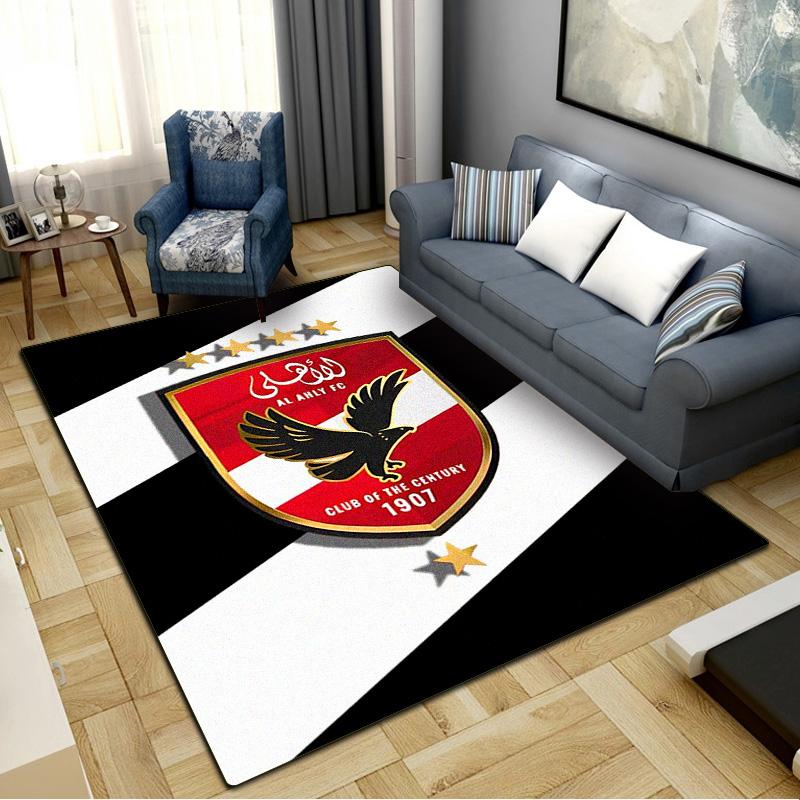 Al Ahly Carpet Rug for Living Room Bedroom Home Sofa Decoration, Kids play Non-slip Floor Mat