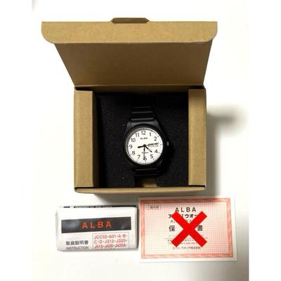 Used [Good Condition] Seiko ALBA Alba Watch Black