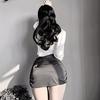 Cosplay Sexy Erotic OL Female Teacher Sexy Suit Set Costume Miniskirt Office Woman Private Tutor Secretary Uniform Blouse Tight Miniskirt Fancy Dress