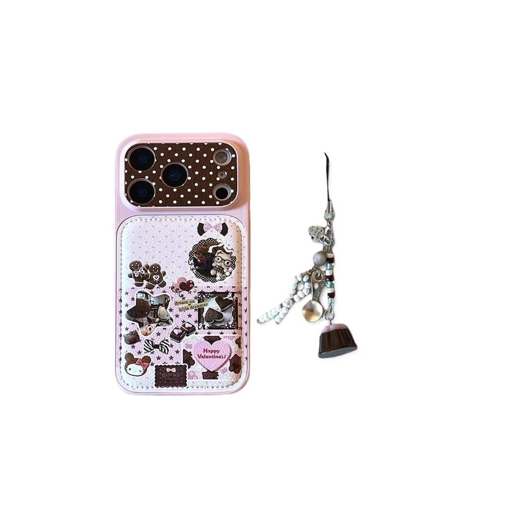 Niche Ins Cartoon Gingerbread Man Hello Kt Suitable for Apple 17promax Mobile Phone Case Iphone16pro New Model