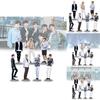 Högkvalitativ Kpop-stjärna Bts Bangtan Boys Akrylställ Figur Dubbelsidig Hem Bordsdekor