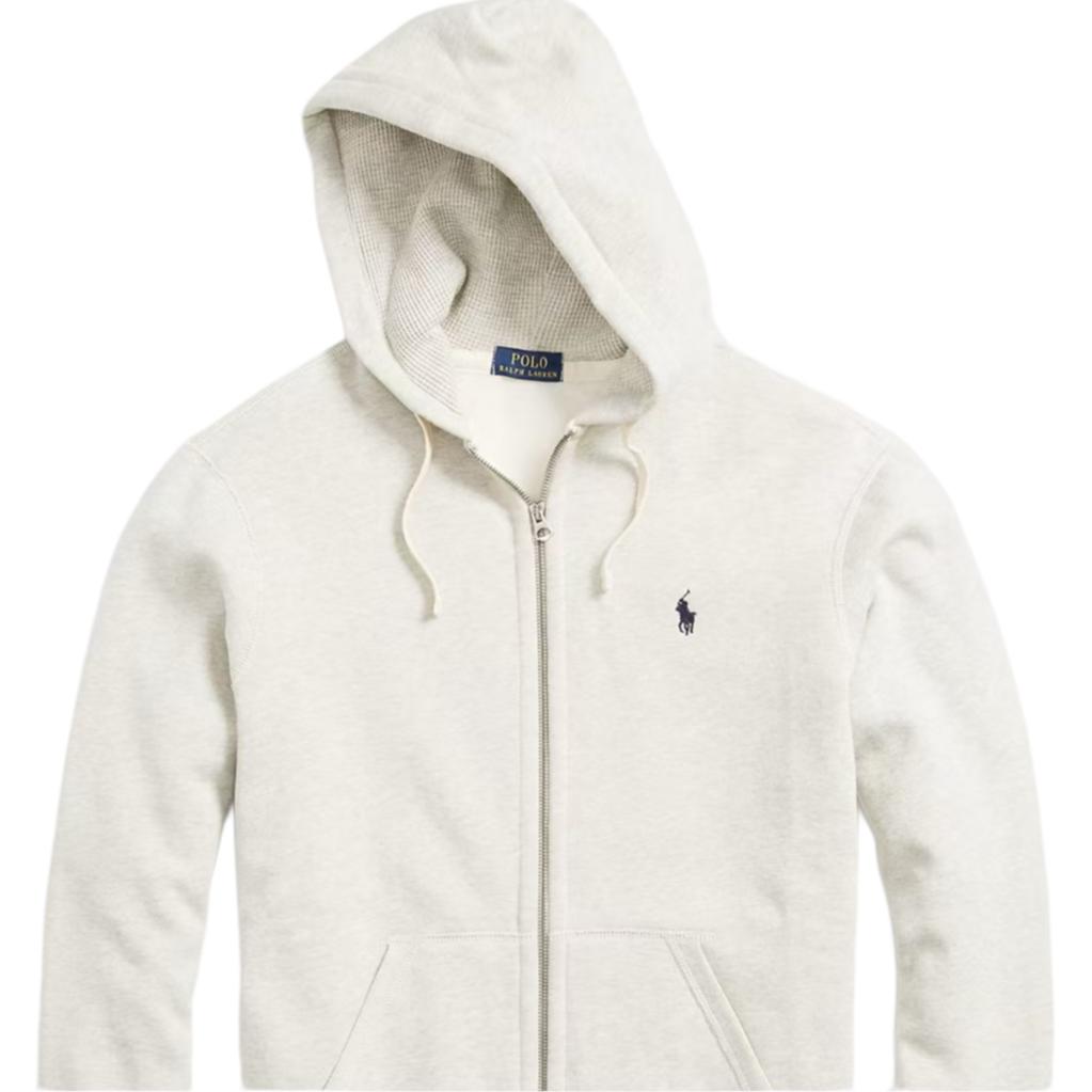 Polo Ralph Lauren Embroidered Pony Logo Hooded Zip Cotton Sweatshirt Men Sweatshirt 710625887-039