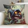 classic game Dofus Cushion Cover Soft  EasyWash Pillow Case  Versatile for Couch Bed Travel and Office