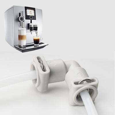 Conector Linia de Apă în Formă de L de Înlocuire pentru Aparate de Cafea Plastic 6 Conectori 12 Inele de Silicon Se Potrivește Modelelor Dr Coffee Kalerm