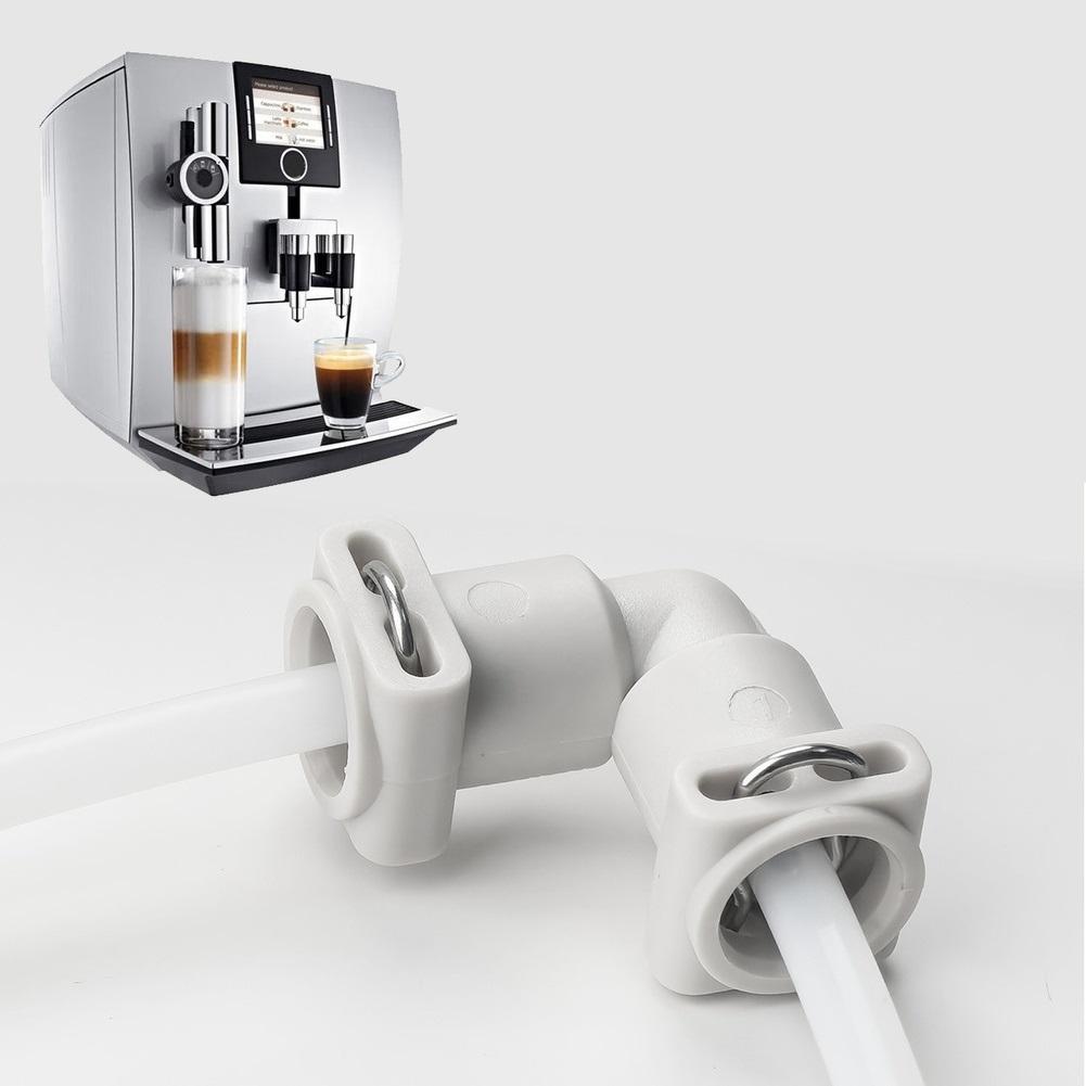 

L-образный водяной соединитель Replacement для кофемашин Пластик 6 соединителей 12 силиконовых колец Подходит для моделей Dr Coffee Kalerm China Mainland