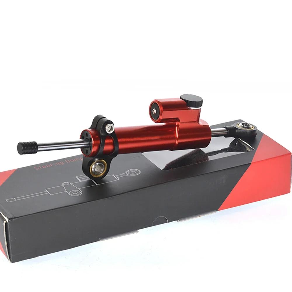Fiber Carbon Steering Damper Stabilizer Motorcycle For Kawasaki Z900 Z 900 Dampers Mount Bracket Support Kit 2017 2021 2022 2023