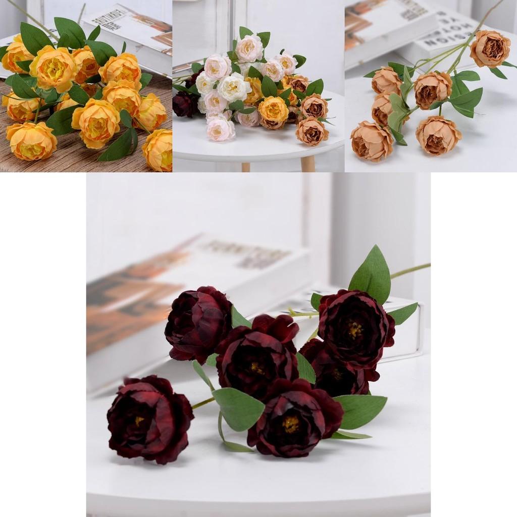Romantic Wedding Silk Paeonia Suffruticosa Flowers For Outdoor Decor And Gift For Bridesmaids
