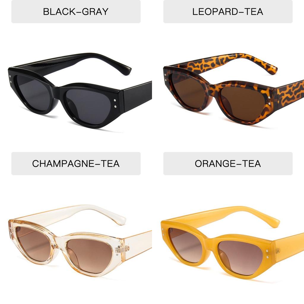 Fashion Cat Eye Sunglasses With Uv400 Protection For Stylish Outdoor Wear