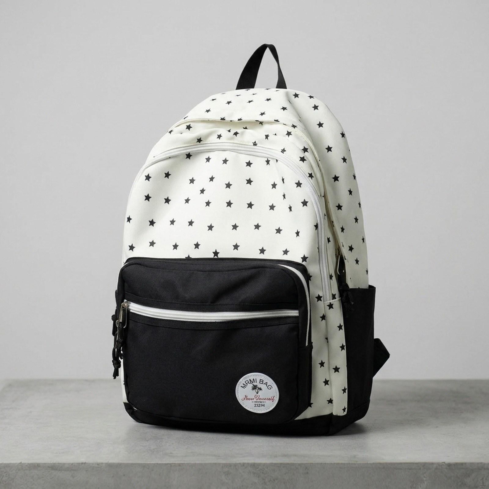 

School Backpack for Parties, Backpacking, Camping, Teenagers чёрный