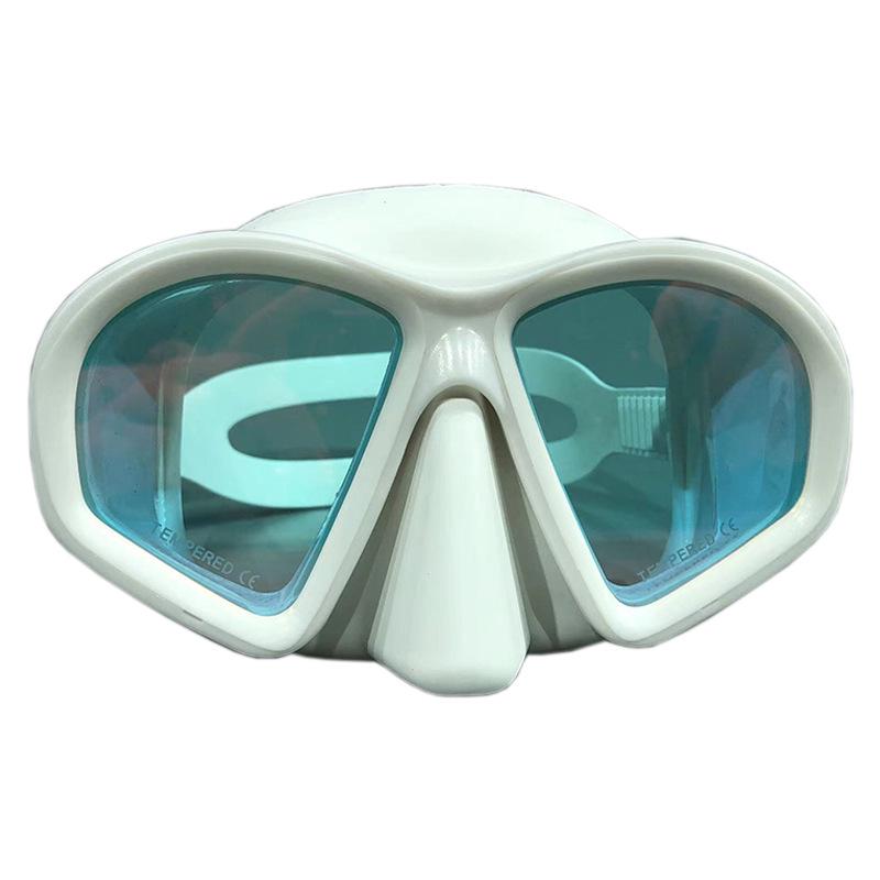 Adult Diving Mask with Tempered Glass and Silicone Seal