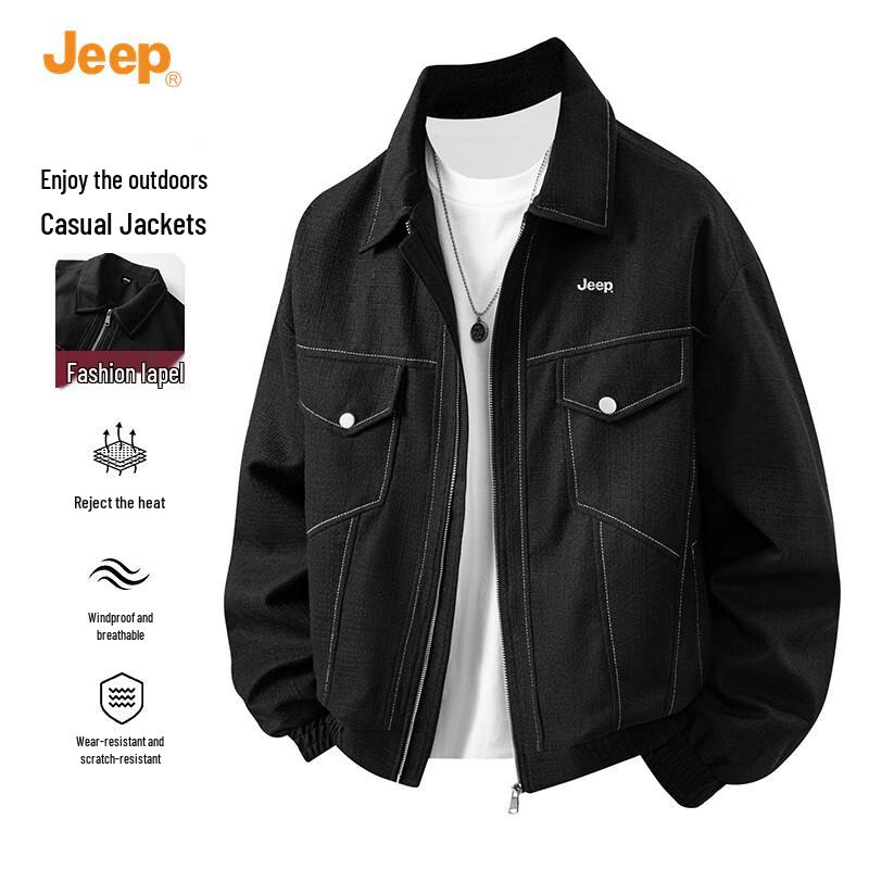 Jeep Men's American Style Windproof Casual Jacket