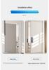Invisible Smart Card Swipe Remote Control Door Lock - No Drilling Required for Indoor Wooden Doors