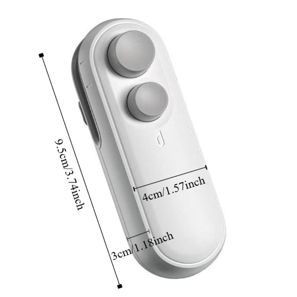 2 In 1 Mini Heat Bag Sealing Machine Moisture-Proof Food Sealer Clip Snack Bag Resealer Candy
