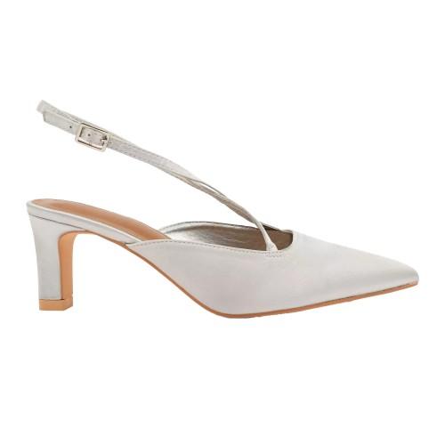 Where's That From Womens/Ladies Serna Pointed Low Block Heel Shoes