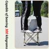 Outdoor Portable Folding Chair Foldable Car Outdoor Chair Beach Chair Fishing Chair Light Weight Strong Load Bearing Comfortable