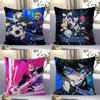 Japan Manga Blue Lock Pillow Cover for Bedroom Room and Living Room Sofa Decorative Cushion Cover