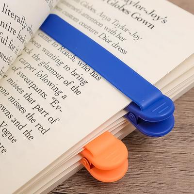 Bunte Lesezeichen für das Lesen, automatische Seitenumblätterfunktion, Lesezeichen-Klammern für Schüler, Frauen, Schule, Bürobedarf