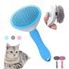 Professional Pet Grooming Brush For Cats And Dogs Effective Deshedding Tool For Large Breeds Tpr Material Removes Loose Hair Pink