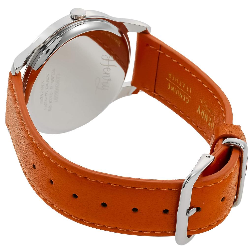 Watch CANONBURY Japan Limited White Dial Stainless Steel Windshield Quartz 39MM London London Watch Navy [Henry London] HL39-S-0413 [Item]