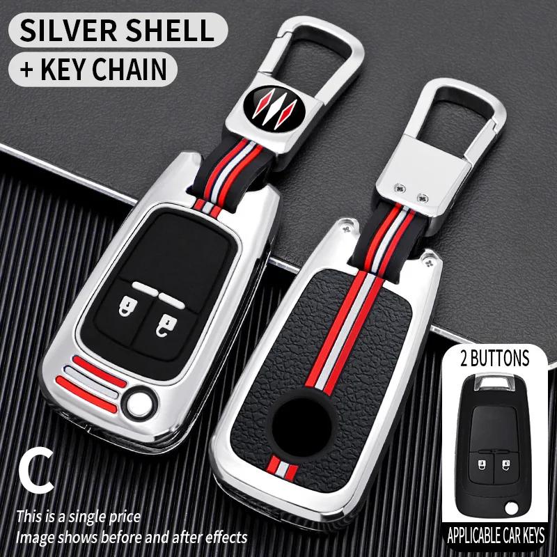 for Buick /Opel Vauxhall Insignia Astra J Mokka Zafira GL8 for Chevrolet Cruze Malibu Aveo Lova for Car Key Cover Fob Case Shell