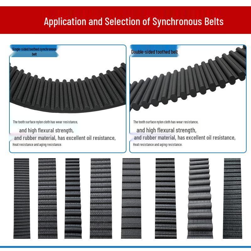 

Износостойкие резиновые зубчатые синхронные ремни 120XL-128XL Custom width, contact support