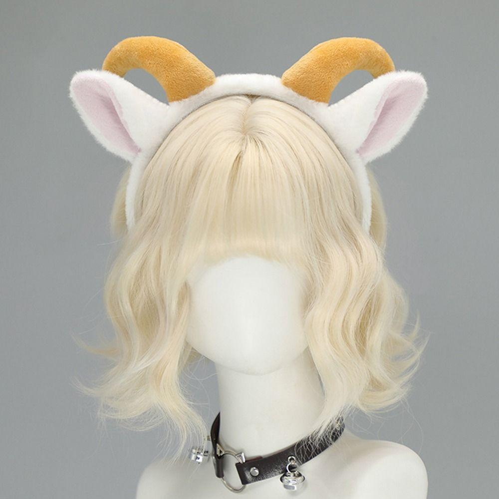 Animal Ears Animal Costumes Props Plush Plush Lamb Headbands  Party Decorations
