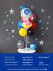 Space-Themed Astronaut Birthday Decorations for Boys: Floating Balloons & Party Supplies