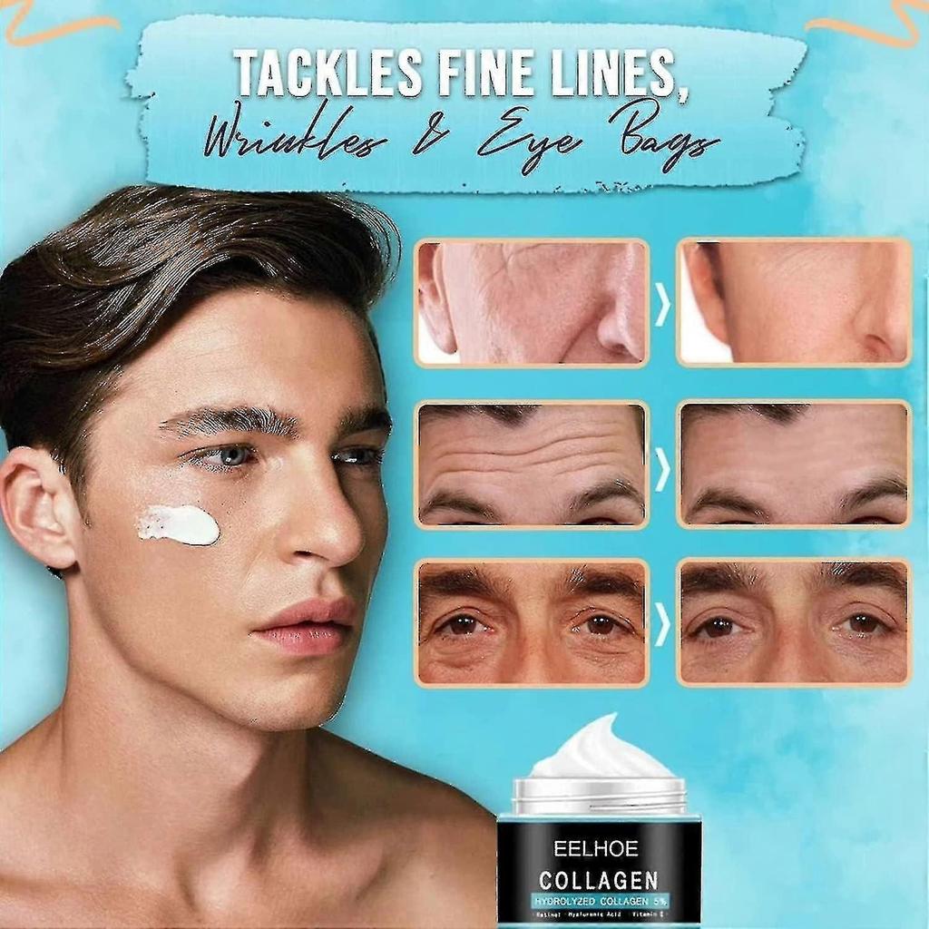 Ttnc Collagen Anti-aging Anti-wrinkle Cream For Men, 50g Face Moisturizer For Men, Age Rewind Anti-wrinkle Cream For Men, Anti-aging A Junmai