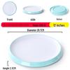 Nordic Round Melamine Shallow Plate for Buffets and Stir-Fry Dishes