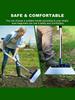 Multipurpose Garden Cleaning Shovel, Flat Shovel Ice Shovel Weeding Planting Farm Weeding Tools Metal Weed Cleaning Shovel 120cm