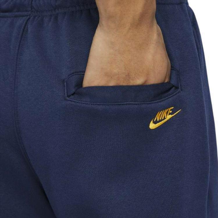 Nike Club BB CF Pant NSW Comfortable Letter Skin-Friendly Knitted Sports Pants Men Pants Blue HJ2187-451