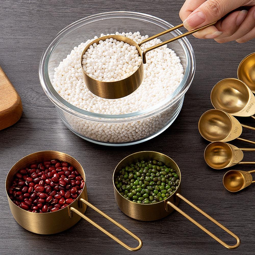 Stainless Steel Measuring Spoon with Scale Coffee Scale Spoon Measuring Cups  Sugar