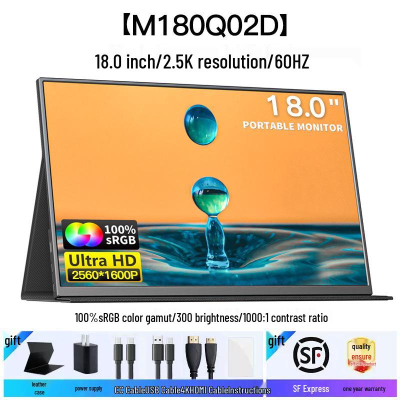 15.6" 4K Touch OLED 144Hz Portable Display for Switch