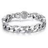 Xiangxu Men's Rotatable Mantra Bracelet - Trendy Wide Retro Hand Jewelry